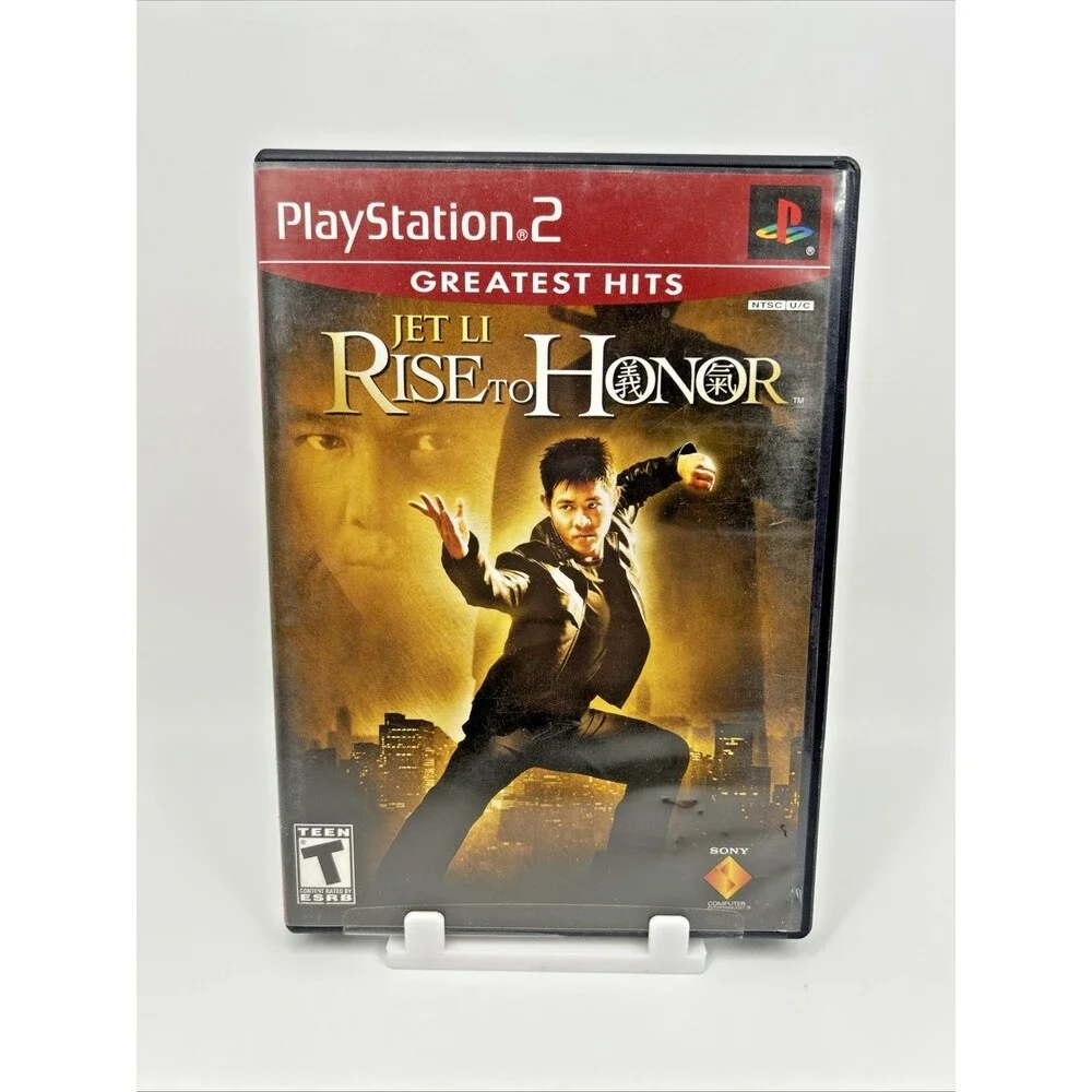 Sony Jet Li Rise to Honor w/ Case - PlayStation 2 PS2 NTSC-U/C T-Teen